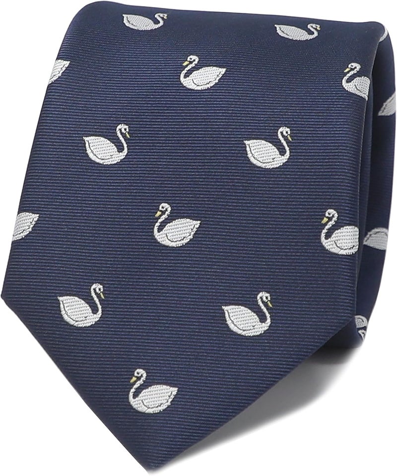 MENDEPOT Animal Pattern Necktie With Gift Box Sea Animal Pattern Tie Father's Day Birthday Gift Tie - Image 1
